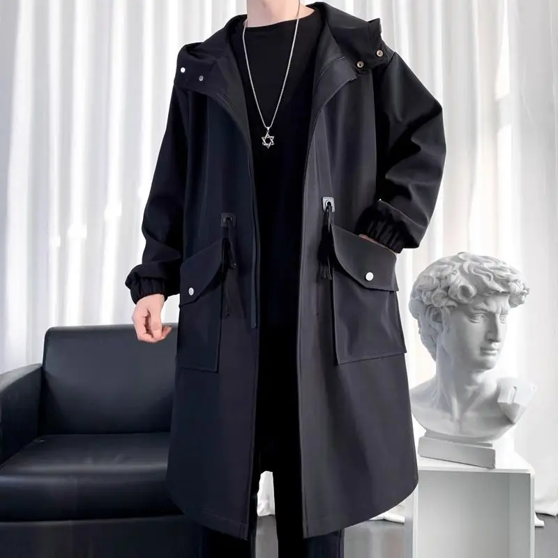 Large Size Men's Windbreaker Jaet Mid-Length Warmth-Kee Casual Coat Durable Loose Fit with Multiple kets for Spring/...
Large Size Men's Windbreaker Jaet Mid-Length Warmth-Kee Casual Coat Durable Loose Fit with Multiple kets for Spring/...