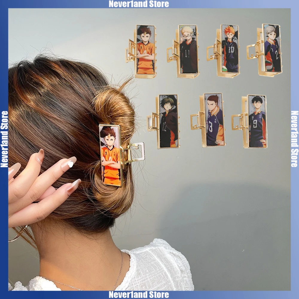 Fashion Haikyuu!! Hair Clip Cartoon Printing Hinata Kageyama Yu Metal Hairclip Anime Peripheral Hair Decoration Girl Gifts
Fashion Haikyuu!! Hair Clip Cartoon Printing Hinata Kageyama Yu Metal Hairclip Anime Peripheral Hair Decoration Girl Gifts