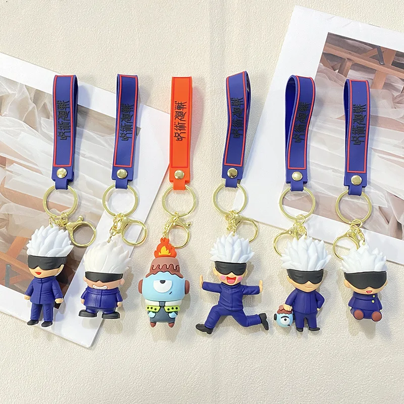 New model Anime Action Figure Cute Keychain Gojo Satoru Kawaii Doll Cosplay Keyrings For Bag Pendant Key Holder
New model Anime Action Figure Cute Keychain Gojo Satoru Kawaii Doll Cosplay Keyrings For Bag Pendant Key Holder