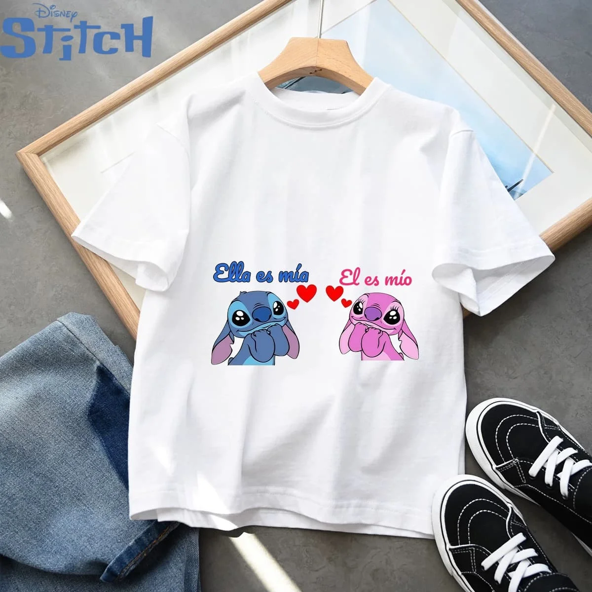 Kawaii Stitch Short Sleeve T Shirt for Baby Girl Children Clothes Cute Printed Toddler Tops Cartoon Cotton Tees Children T-Shirt
Kawaii Stitch Short Sleeve T Shirt for Baby Girl Children Clothes Cute Printed Toddler Tops Cartoon Cotton Tees Children T-Shirt