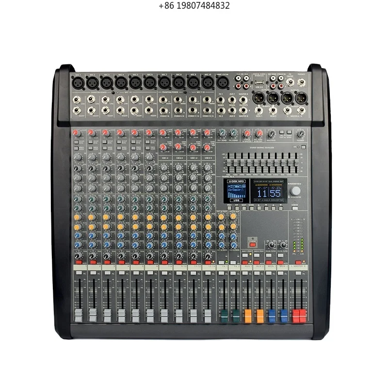 Record 48V Phantom Power Stage KTV Professional S-1200 12 Channel Powered Audio Mixer 320 DSP Bluetooth 5 USB
Record 48V Phantom Power Stage KTV Professional S-1200 12 Channel Powered Audio Mixer 320 DSP Bluetooth 5 USB