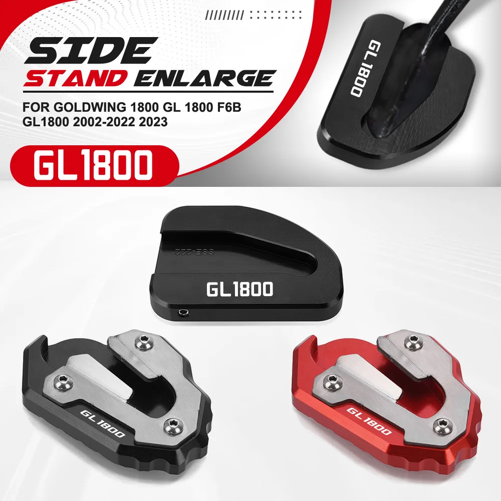 For HONDA Goldwing 1800 GL 1800 F6B GL1800 2002-2022 2023 Motorcycle CNC Kickstand Extension Foot Side Stand Pad Support Plate
For HONDA Goldwing 1800 GL 1800 F6B GL1800 2002-2022 2023 Motorcycle CNC Kickstand Extension Foot Side Stand Pad Support Plate