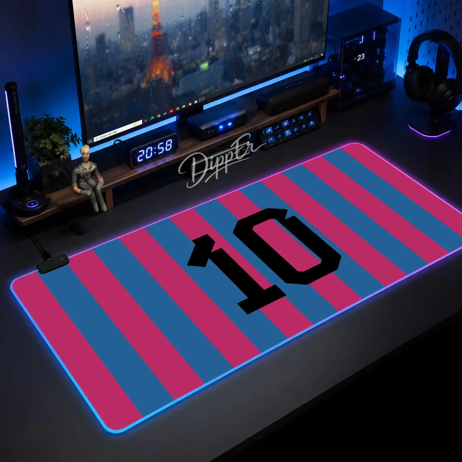 A-Messi Lgo Mouse Pad Large Size LED Glowing Table Pad XXL Gaming Non-slip Rubber Mat With Backlight
A-Messi Lgo Mouse Pad Large Size LED Glowing Table Pad XXL Gaming Non-slip Rubber Mat With Backlight