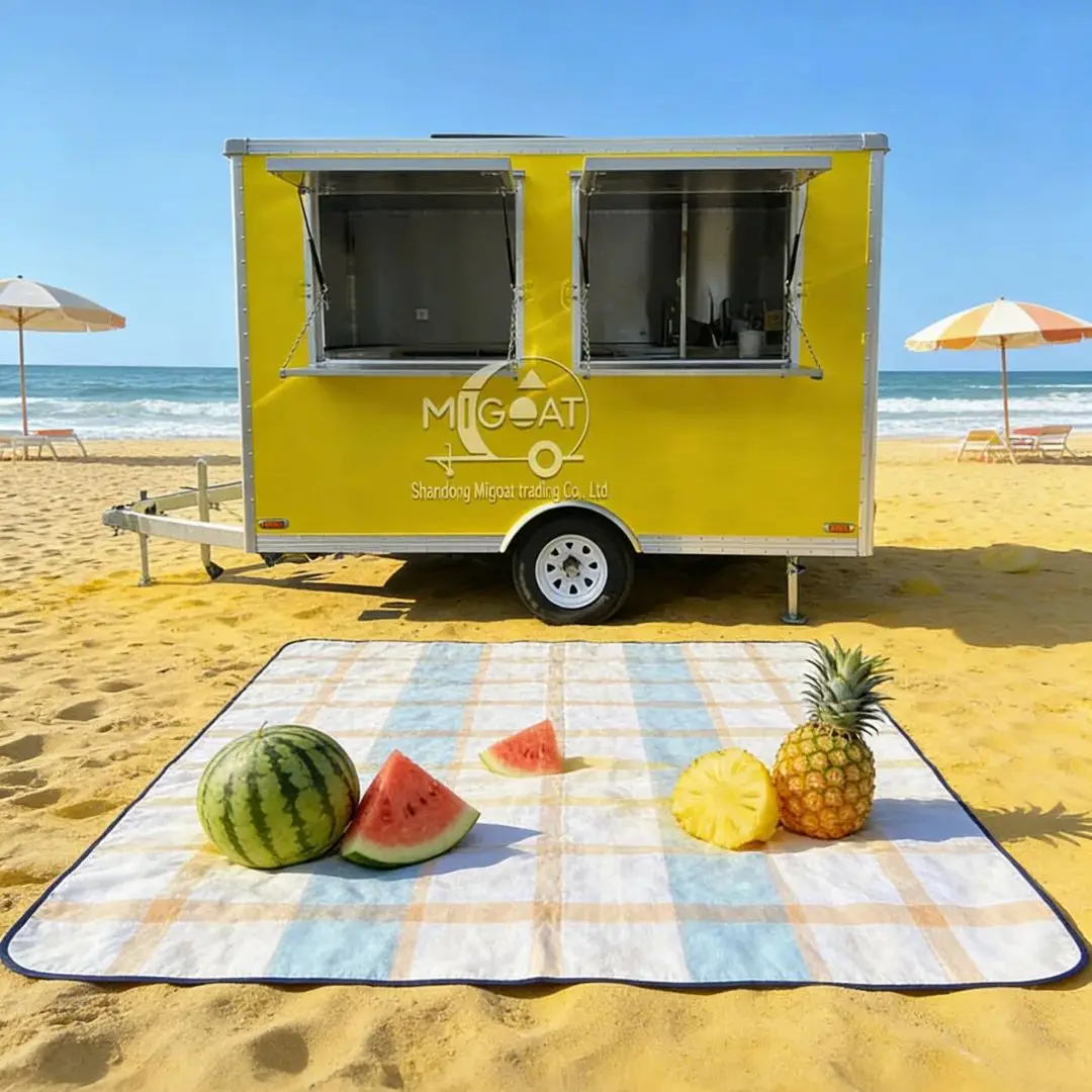 Commercial Stainless Steel Mobile Food Trailer Towed Snack Cart Catering Vehicle for Business Use
Commercial Stainless Steel Mobile Food Trailer Towed Snack Cart Catering Vehicle for Business Use