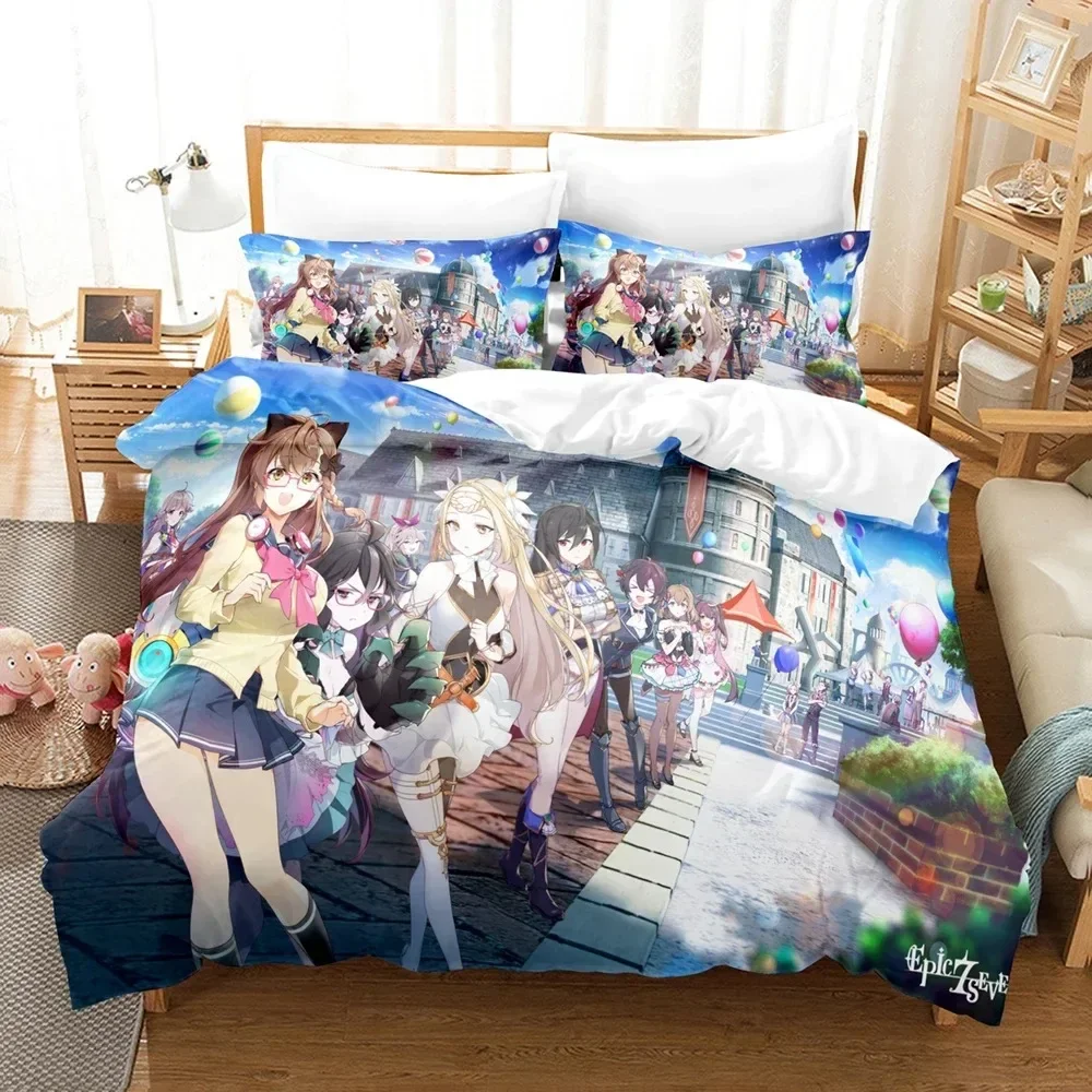 Game Epic Seven Bedding Set 3D Printed Comforter Duvet Cover Sets Pillowcase Twin Full Queen King Bed Linens Drop Ship
Game Epic Seven Bedding Set 3D Printed Comforter Duvet Cover Sets Pillowcase Twin Full Queen King Bed Linens Drop Ship