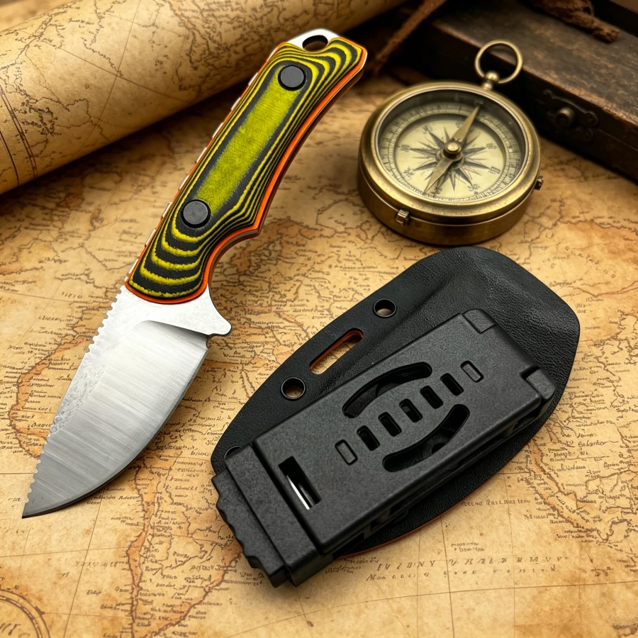 BM 15017 Mini Compact Knife 8Cr13Mov Blade Dual-color G10 Handle High-hardness Outdoor Camping Portable Knife Fishing Knife
BM 15017 Mini Compact Knife 8Cr13Mov Blade Dual-color G10 Handle High-hardness Outdoor Camping Portable Knife Fishing Knife