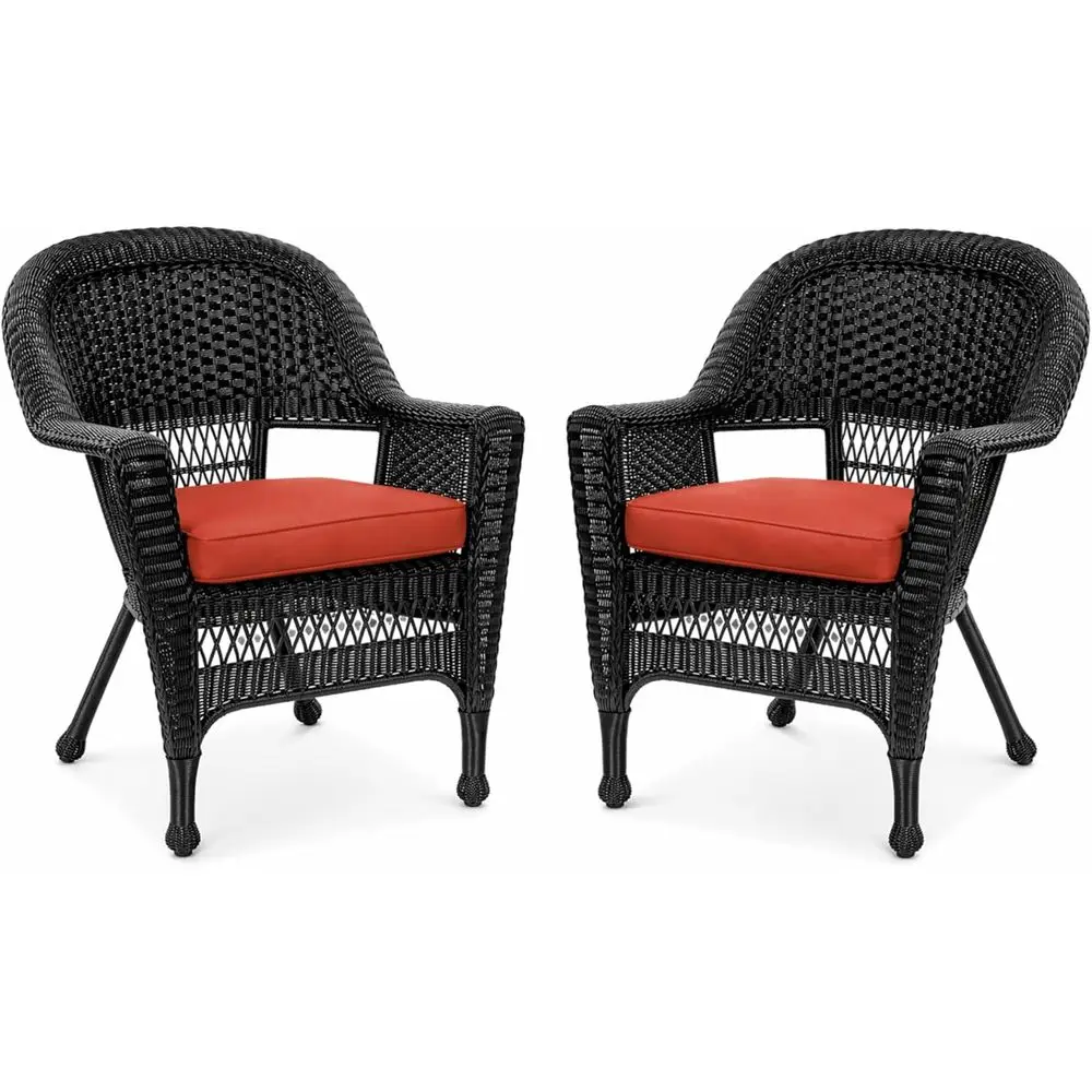 Red Orange Cushioned Wicker Chair, Stylish & Comfortable, W00207
Red Orange Cushioned Wicker Chair, Stylish & Comfortable, W00207