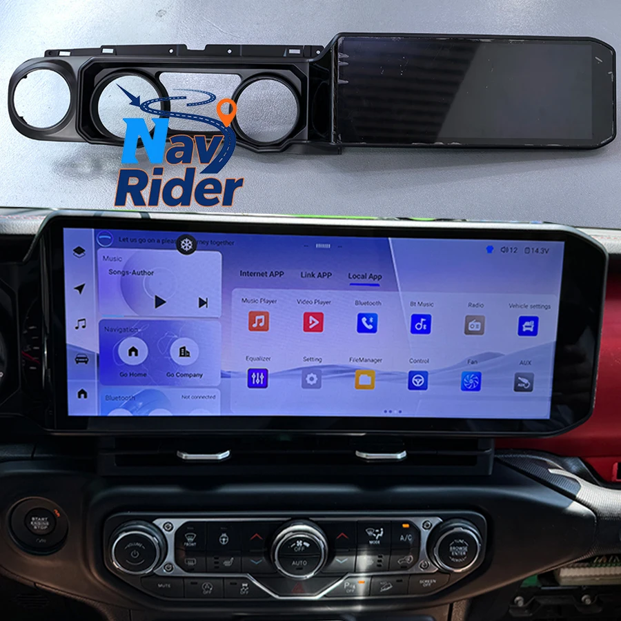 Navigation Stereo WiFi 4G15inch Android 14 Screen For Jeep Wrangler 2018-2022 Car Radio CarPlay Multimedia Video Player Car GPS
Navigation Stereo WiFi 4G15inch Android 14 Screen For Jeep Wrangler 2018-2022 Car Radio CarPlay Multimedia Video Player Car GPS