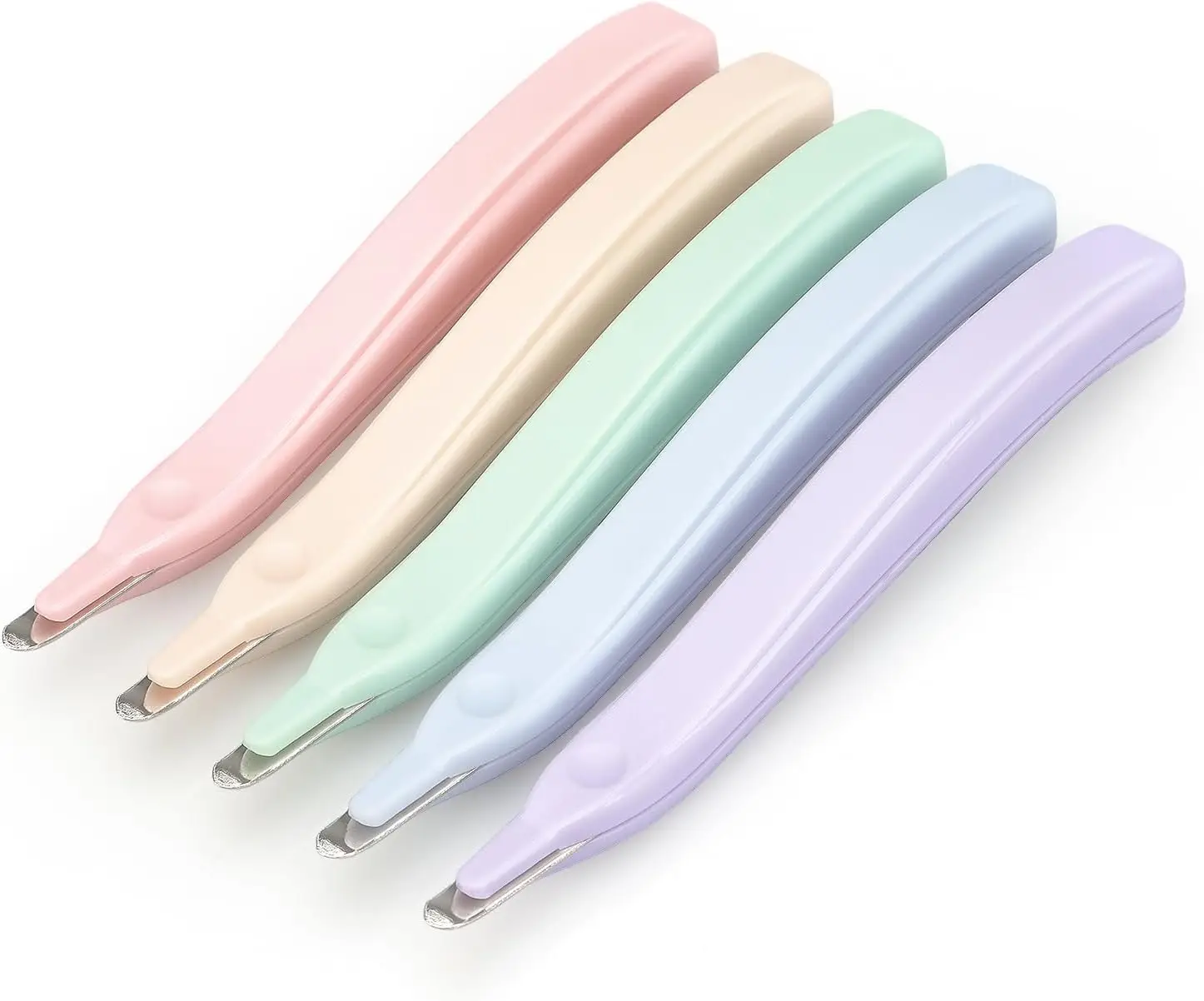 5 Pack Magnetic Staple Remover Set - Purple, Blue, Light Green, Orange, Pink - Easy Lever Action for Office & Classroom
5 Pack Magnetic Staple Remover Set - Purple, Blue, Light Green, Orange, Pink - Easy Lever Action for Office & Classroom