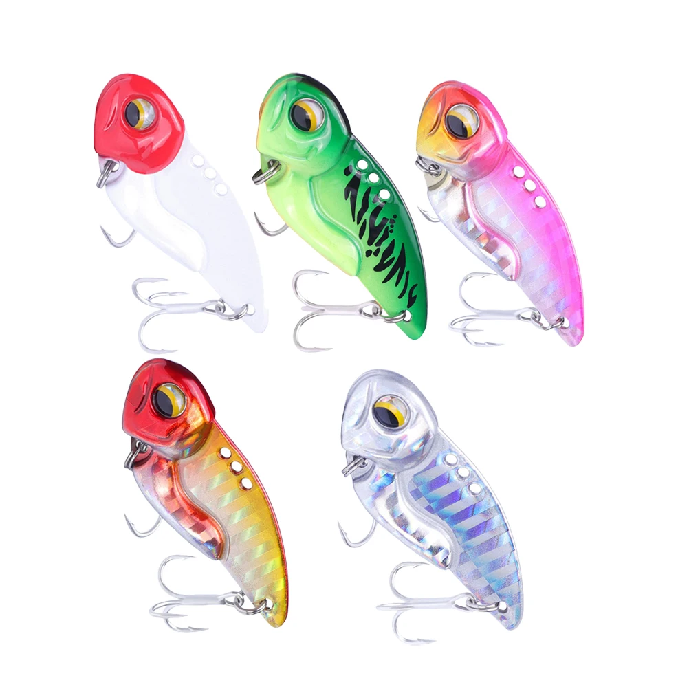 5 pcs Fishing Reusable Small Fish Shape Holography Grain Baits Artificial Metal Hooks Rotary Bass Beak Black Striped
5 pcs Fishing Reusable Small Fish Shape Holography Grain Baits Artificial Metal Hooks Rotary Bass Beak Black Striped