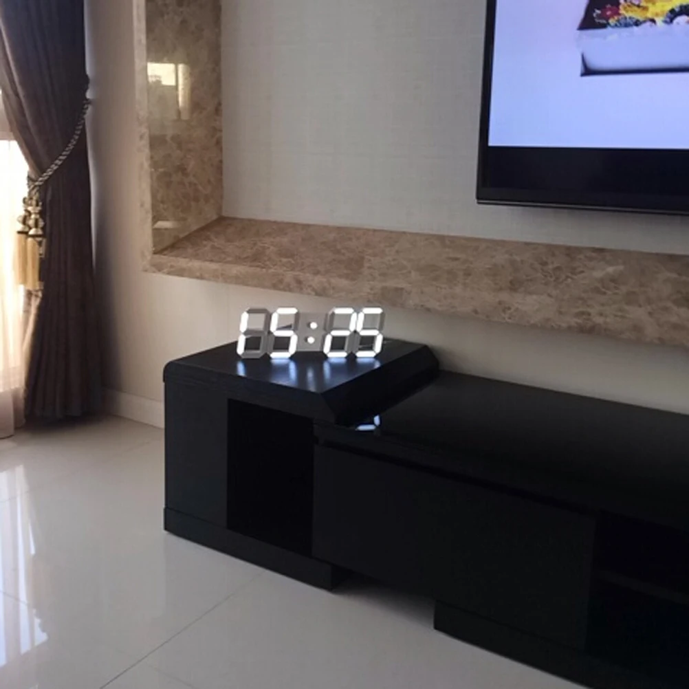 Easy to Read Clock 3D LED Three-dimensional Practical Digital Wall Premium Material
Easy to Read Clock 3D LED Three-dimensional Practical Digital Wall Premium Material