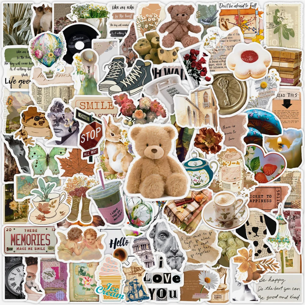 10/30/50/100pcs Vintage Artsy Bohemian Stickers Aesthetic INS Cartoon Decoration Decals DIY Stationery Laptop Cute Sticker Toys
10/30/50/100pcs Vintage Artsy Bohemian Stickers Aesthetic INS Cartoon Decoration Decals DIY Stationery Laptop Cute Sticker Toys