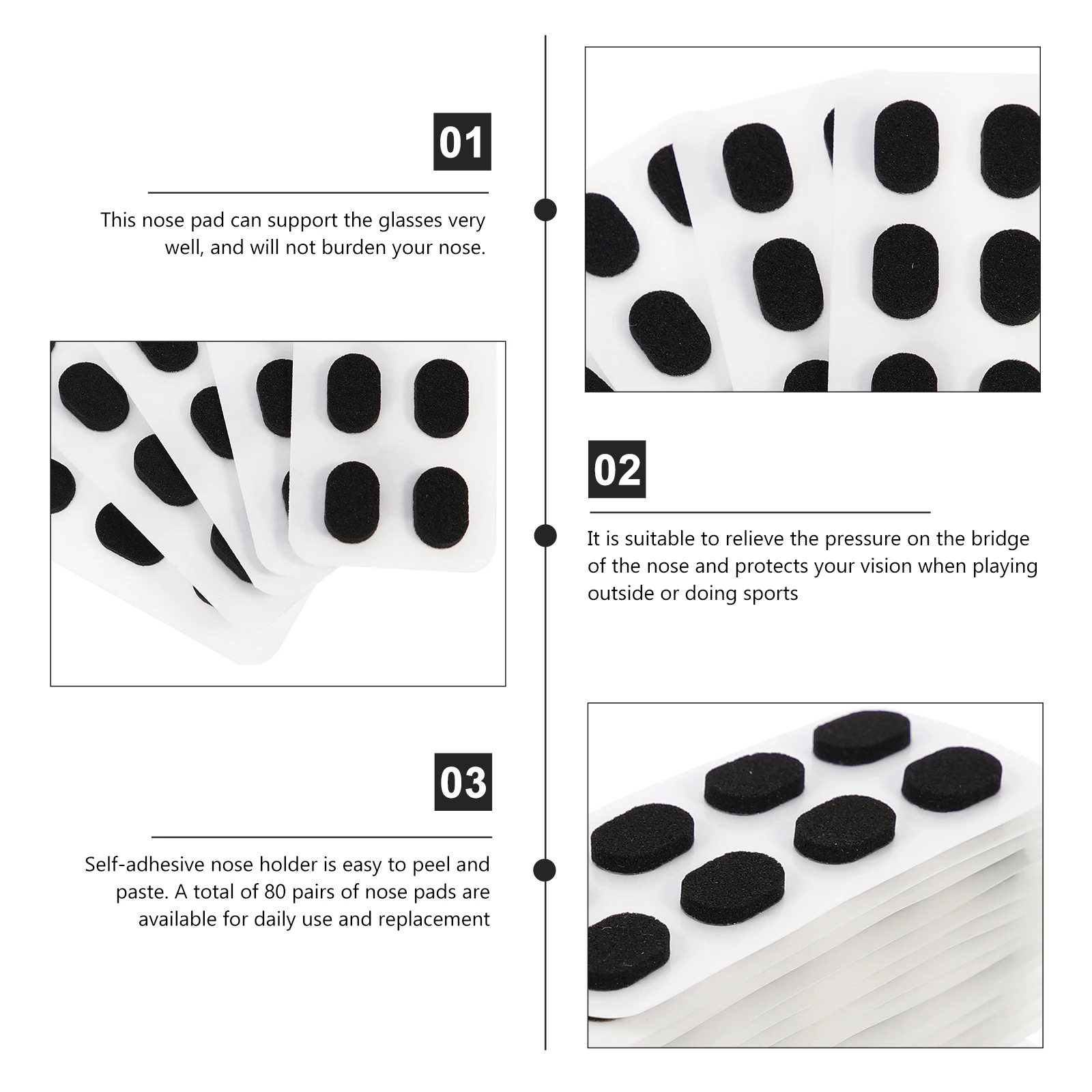 Glasses Pads Eva Foam Cushions Anti-Slip Eyeglass Support Replacement Parts For Sunglasses Nose Pads For Glasses Eyewear
Glasses Pads Eva Foam Cushions Anti-Slip Eyeglass Support Replacement Parts For Sunglasses Nose Pads For Glasses Eyewear