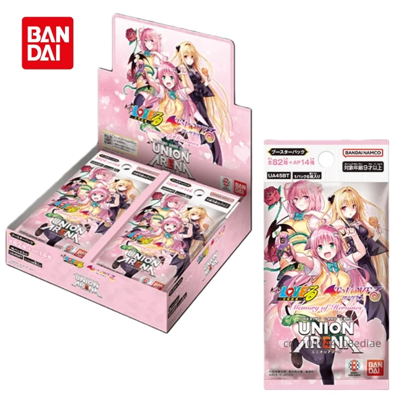 Original Bandai UNION ARENA Cards TCG Trading Game The Realm of Fighting Japanese Outsourcing King Female TO LOVE Booster Pack
Original Bandai UNION ARENA Cards TCG Trading Game The Realm of Fighting Japanese Outsourcing King Female TO LOVE Booster Pack