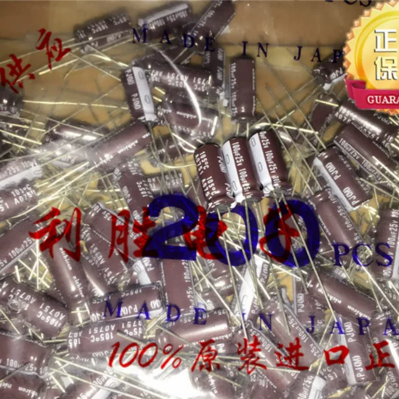 10PCS-100PCS 100UF 25V Japanese Nichicon electrolytic capacitor 25V100UF 6 * 15 PJ high-frequency low resistance
10PCS-100PCS 100UF 25V Japanese Nichicon electrolytic capacitor 25V100UF 6 * 15 PJ high-frequency low resistance