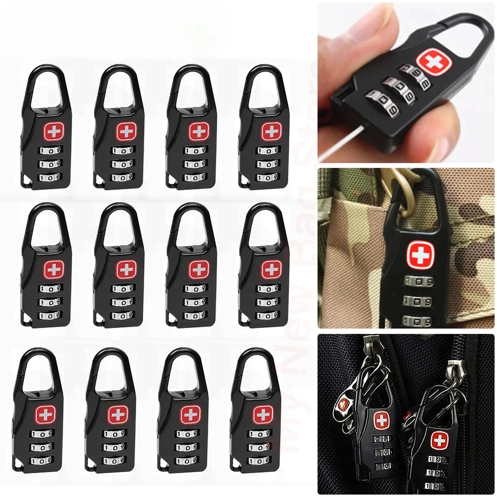 2-8Pcs Mini Portable Alloy Combination Padlock Anti-Theft Safe Lock for Luggage Backpack Zipper Handbag Travel Outdoor Security
2-8Pcs Mini Portable Alloy Combination Padlock Anti-Theft Safe Lock for Luggage Backpack Zipper Handbag Travel Outdoor Security