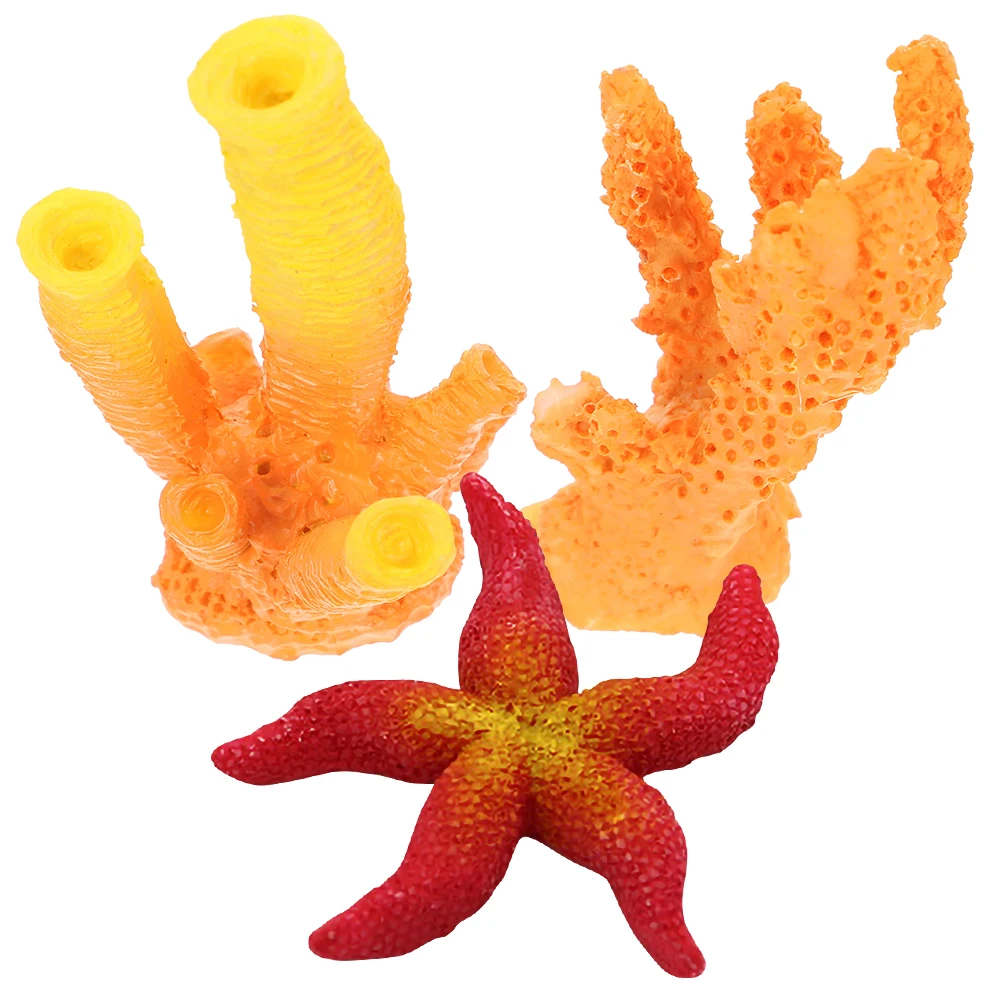 3 Pcs Decorations Resin Coral Ornament Room Accessory Fish Tank Figurine Desktop Coral Sculpture Environmental Home
3 Pcs Decorations Resin Coral Ornament Room Accessory Fish Tank Figurine Desktop Coral Sculpture Environmental Home