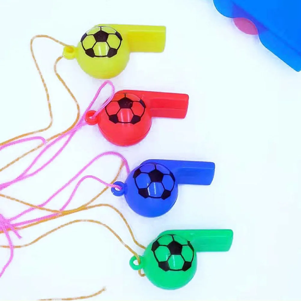 24pcs Plastic Colorful Whistles Football Cheerleading Referee Whistles Kids Sports Whistle Toys for Sports Outdoor Activity(
24pcs Plastic Colorful Whistles Football Cheerleading Referee Whistles Kids Sports Whistle Toys for Sports Outdoor Activity(