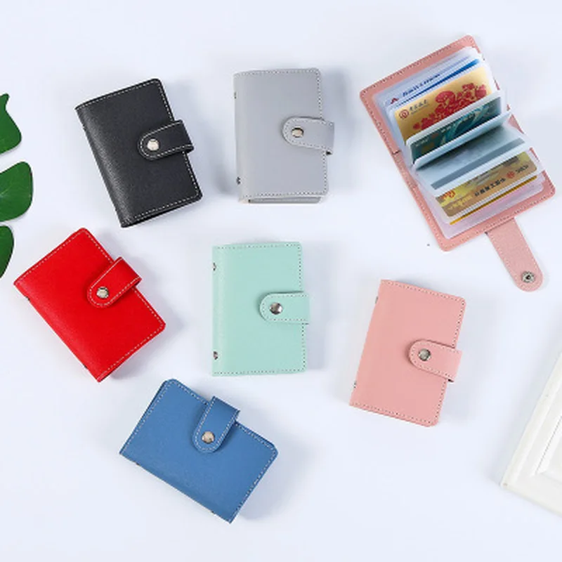 Anti-theft ID Credit Card Holder Fashion Women's 24 Cards Slim PU Leather Pocket Case Purse Wallet for Men Card Wallet Female
Anti-theft ID Credit Card Holder Fashion Women's 24 Cards Slim PU Leather Pocket Case Purse Wallet for Men Card Wallet Female