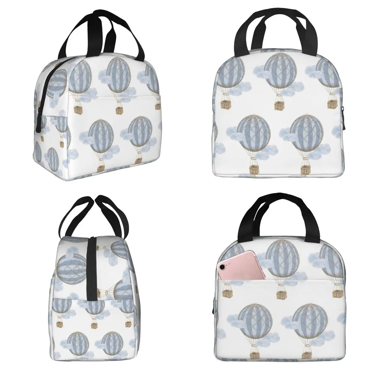 Blue Vintage Hot Air Balloon Insulated Lunch Bag for Kids School Cooler Thermal Food Box Tote Leakproof Lunch Boxes Container
Blue Vintage Hot Air Balloon Insulated Lunch Bag for Kids School Cooler Thermal Food Box Tote Leakproof Lunch Boxes Container