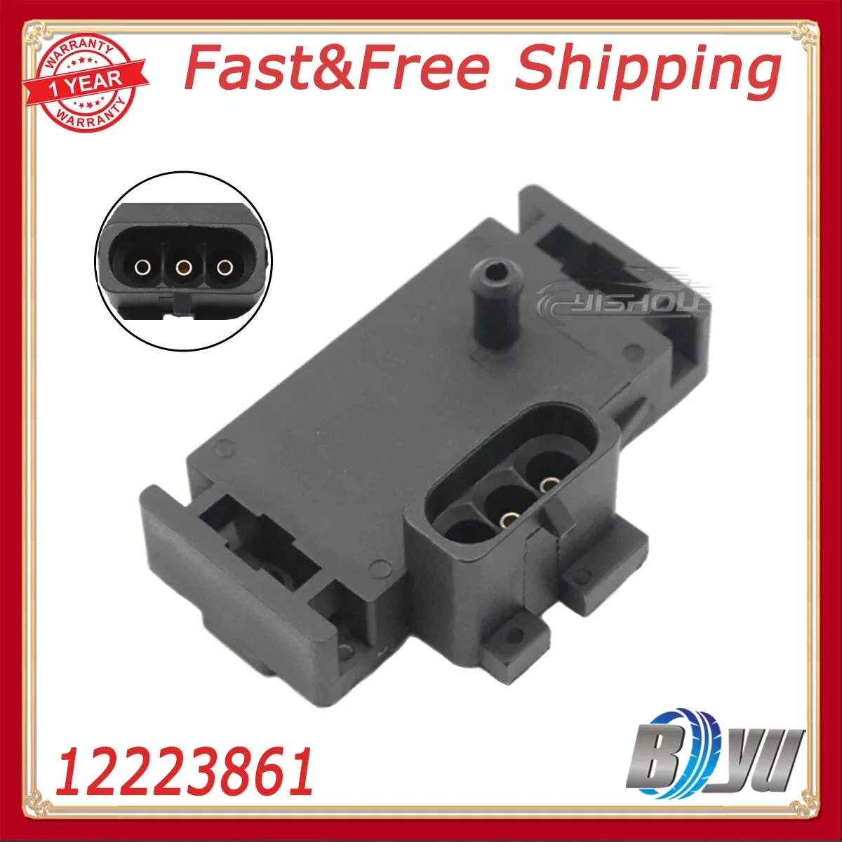Car Manifold Pressure MAP Sensor 60811534 12223861 16040749 16137039 7696064 12569240 16017460 16137039 33000153
Car Manifold Pressure MAP Sensor 60811534 12223861 16040749 16137039 7696064 12569240 16017460 16137039 33000153
