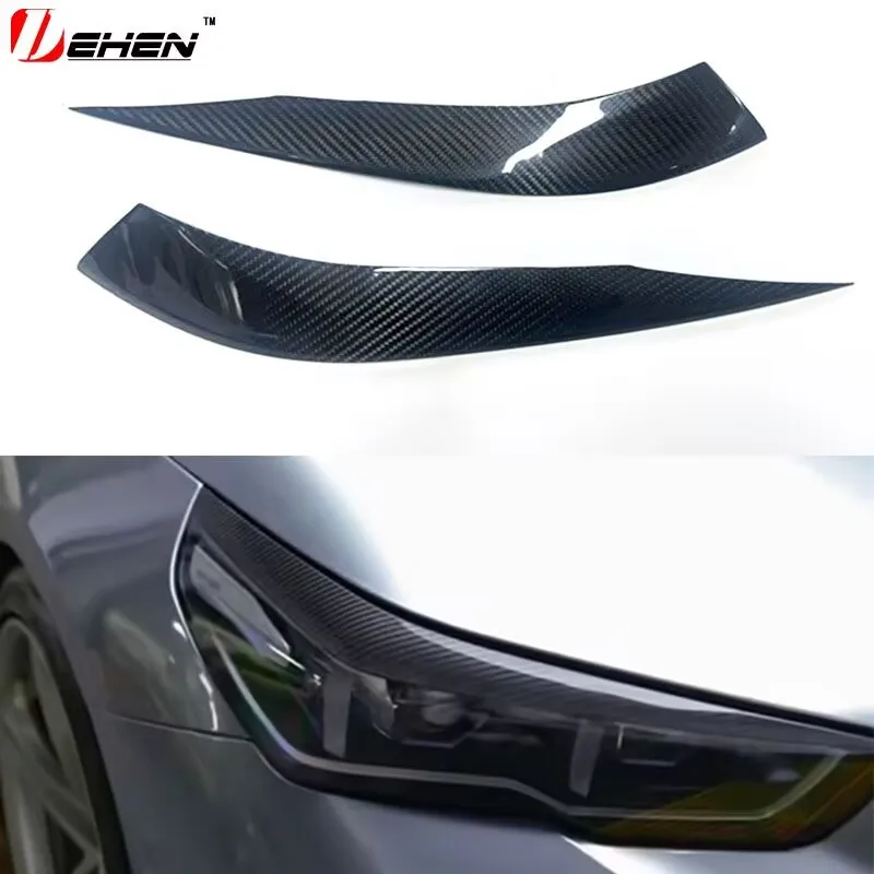 Dry Carbon Fiber For BMW G20 G28 G60 G68 G90 G61 G22 G23 G26 Car Eyelid Front Headlight Eyebrow Cover Eye Lid Trim Body kit
Dry Carbon Fiber For BMW G20 G28 G60 G68 G90 G61 G22 G23 G26 Car Eyelid Front Headlight Eyebrow Cover Eye Lid Trim Body kit