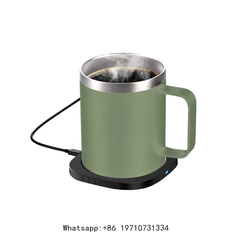 2 IN 1 Coffee Mug Warmer and Wireless Charger with Cup and Lid 55℃/131℉ Constant Temperature Stainless Steel Beverage Cup Warmer
2 IN 1 Coffee Mug Warmer and Wireless Charger with Cup and Lid 55℃/131℉ Constant Temperature Stainless Steel Beverage Cup Warmer