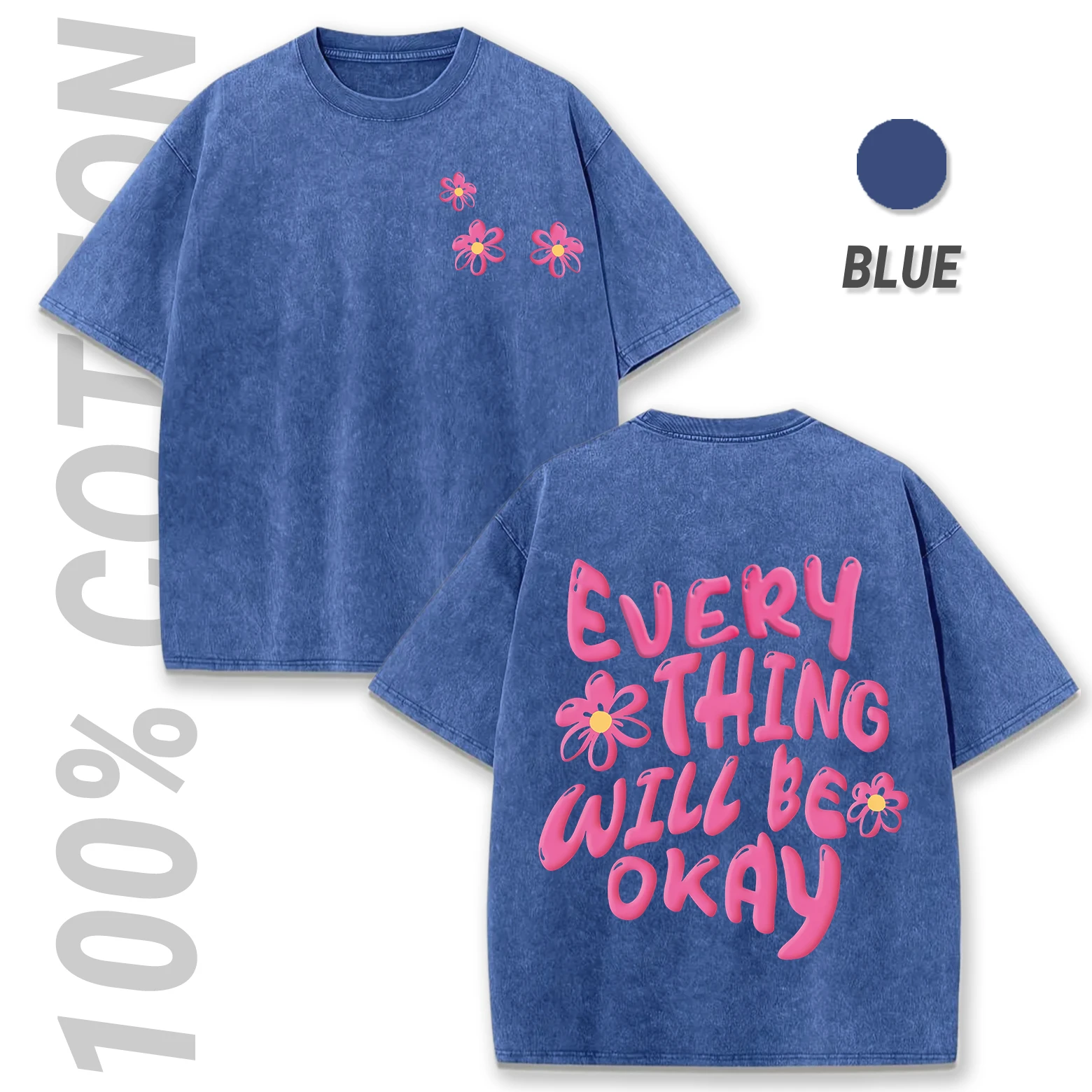 Every Thing Cuill Be Okay Letter Printed Snow Wash Tee Female Loose Cotton Hip Hop T-Shirts Summer Washed Soft Unisex Clothes
Every Thing Cuill Be Okay Letter Printed Snow Wash Tee Female Loose Cotton Hip Hop T-Shirts Summer Washed Soft Unisex Clothes