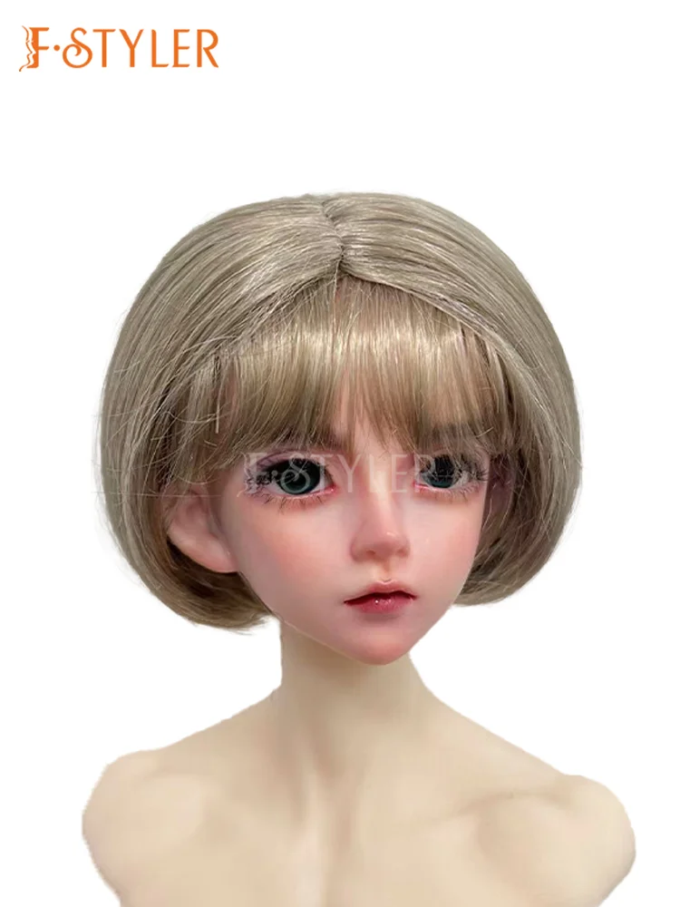Парик для куклы FStyler, коричневый прямой короткий боб с челкой для куклы BJD, синтетические аксессуары для кукол из мохера, изготовление волос на заказ 1/3 1/4
Парик для куклы FStyler, коричневый прямой короткий боб с челкой для куклы BJD, синтетические аксессуары для кукол из мохера, изготовление волос на заказ 1/3 1/4