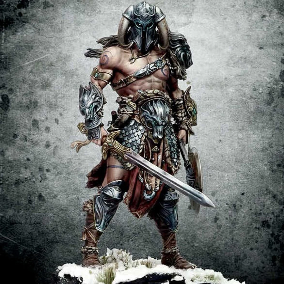 1/24 Resin unpainted model Kit, Nordic Dragon Slayer (double-headed) Unassembled and unpainted GK, 1099R
1/24 Resin unpainted model Kit, Nordic Dragon Slayer (double-headed) Unassembled and unpainted GK, 1099R