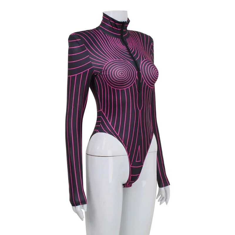 Ladies Modern Sexy Strip Bodysuit High Fork Outfit Daily Wear Stage Performance Suit
Ladies Modern Sexy Strip Bodysuit High Fork Outfit Daily Wear Stage Performance Suit