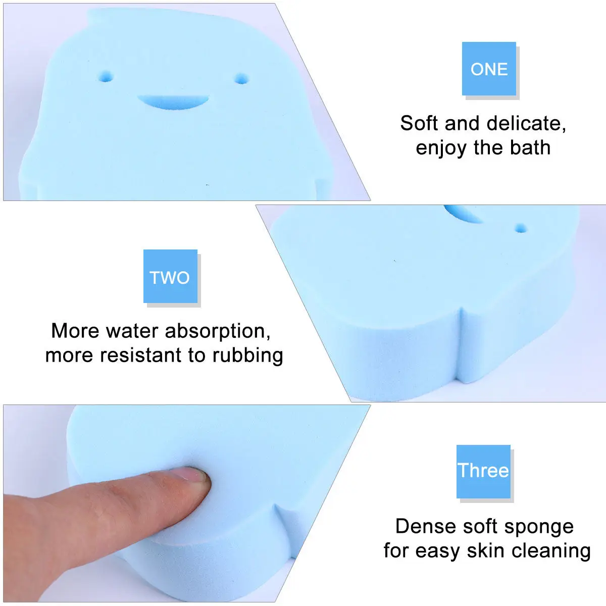 2Pcs Baby Bath Sponge High-Quality Pva Material Strong Water Absorption Rich Bubble for Infant Shower Sponge Rubbing Scrubber
2Pcs Baby Bath Sponge High-Quality Pva Material Strong Water Absorption Rich Bubble for Infant Shower Sponge Rubbing Scrubber