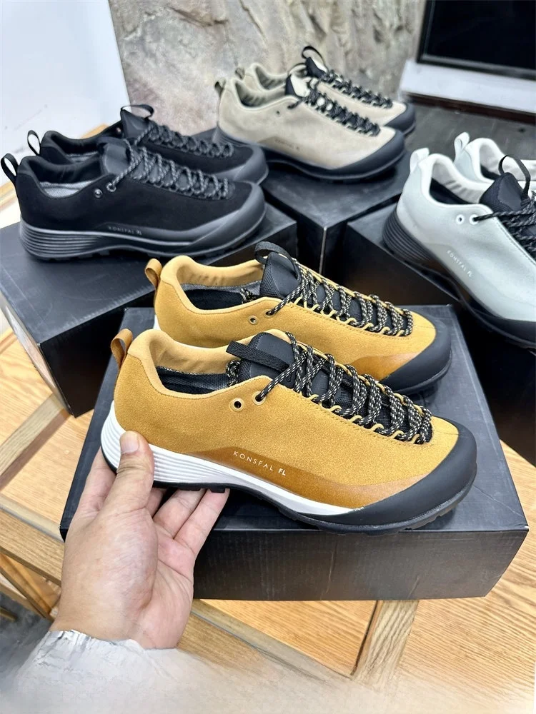 High-End Waterproof Men's Outdoor Climbing Shoes Anti-Slip Wear-Resistant Autumn Winter Casual Shoes Fashionable Hiking Mount...
High-End Waterproof Men's Outdoor Climbing Shoes Anti-Slip Wear-Resistant Autumn Winter Casual Shoes Fashionable Hiking Mount...