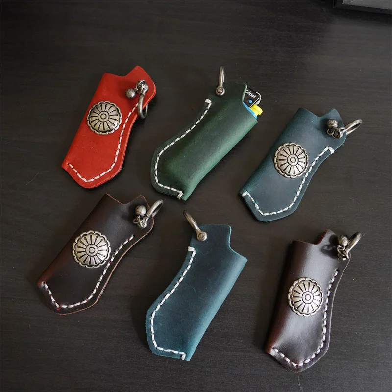 Брелок из натуральной яловой кожи, кожаный чехол для зажигалки, держатель для зажигалки для крикета, чехол с металлическими подковы
Брелок из натуральной яловой кожи, кожаный чехол для зажигалки, держатель для зажигалки для крикета, чехол с металлическими подковы