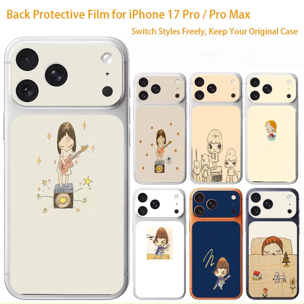 Cute Y-Yoshitomo Nara Premium Skin Wrap for iPhone 17 Pro/Max, Back Frame Camera Protective Decal (Not Case)
Cute Y-Yoshitomo Nara Premium Skin Wrap for iPhone 17 Pro/Max, Back Frame Camera Protective Decal (Not Case)