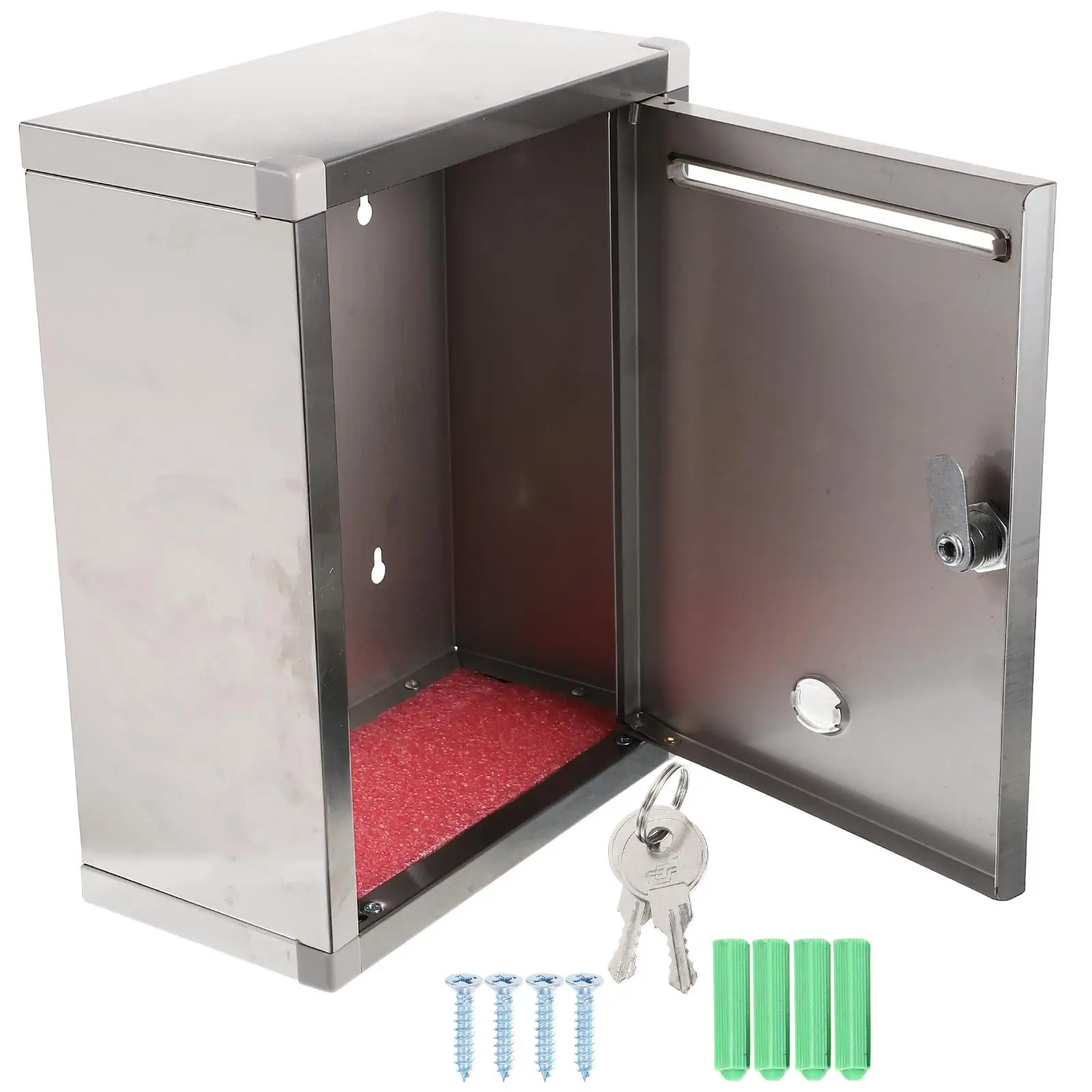 Stainless Steel 27x21x11cm Wall Decorative Mail Letter Box Decorative Rust Proof Outdoor Creative Design
Stainless Steel 27x21x11cm Wall Decorative Mail Letter Box Decorative Rust Proof Outdoor Creative Design