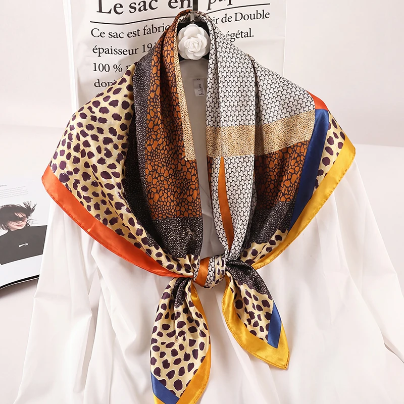 Vintage Satin Square Scarf Women Summer Hijab Mixed Leopard Snake Print Lightweight Neck Wrap Hair Tie Casual Outfit Accessory
Vintage Satin Square Scarf Women Summer Hijab Mixed Leopard Snake Print Lightweight Neck Wrap Hair Tie Casual Outfit Accessory