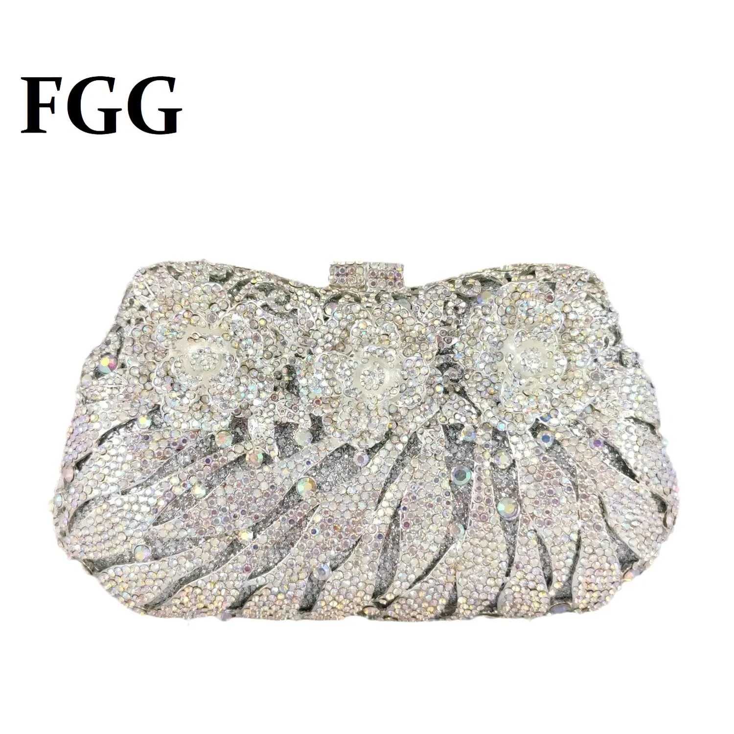 Boutique De FGG Mini Flower Clutch Purses for Women Dressy, Wedding Party Bridal Rhinestone Clutch Bag, Elegant Evening Handbags
Boutique De FGG Mini Flower Clutch Purses for Women Dressy, Wedding Party Bridal Rhinestone Clutch Bag, Elegant Evening Handbags