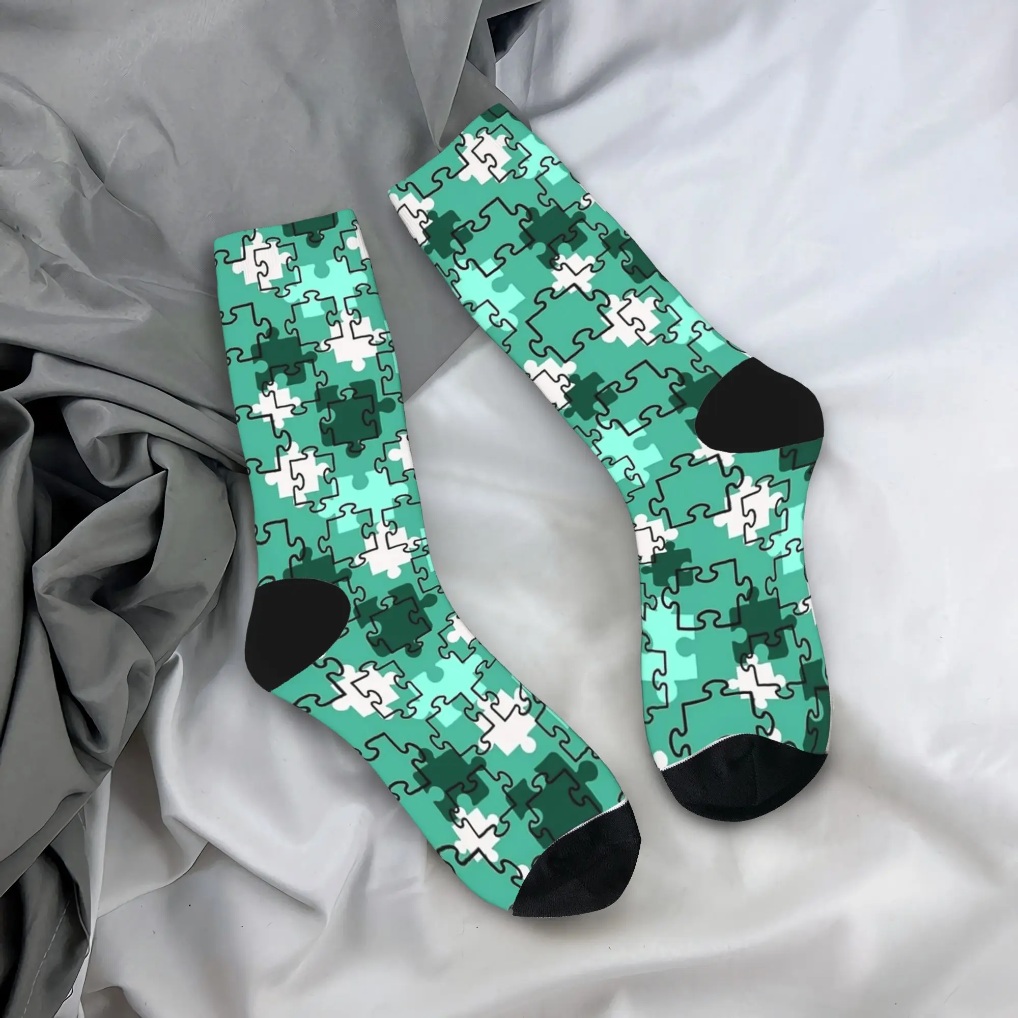 Men's Socks Minty Green Puzzle Pattern Design Stockings Anti Skid Comfortable Socks Spring Funny Pattern Skateboard Socks
Men's Socks Minty Green Puzzle Pattern Design Stockings Anti Skid Comfortable Socks Spring Funny Pattern Skateboard Socks