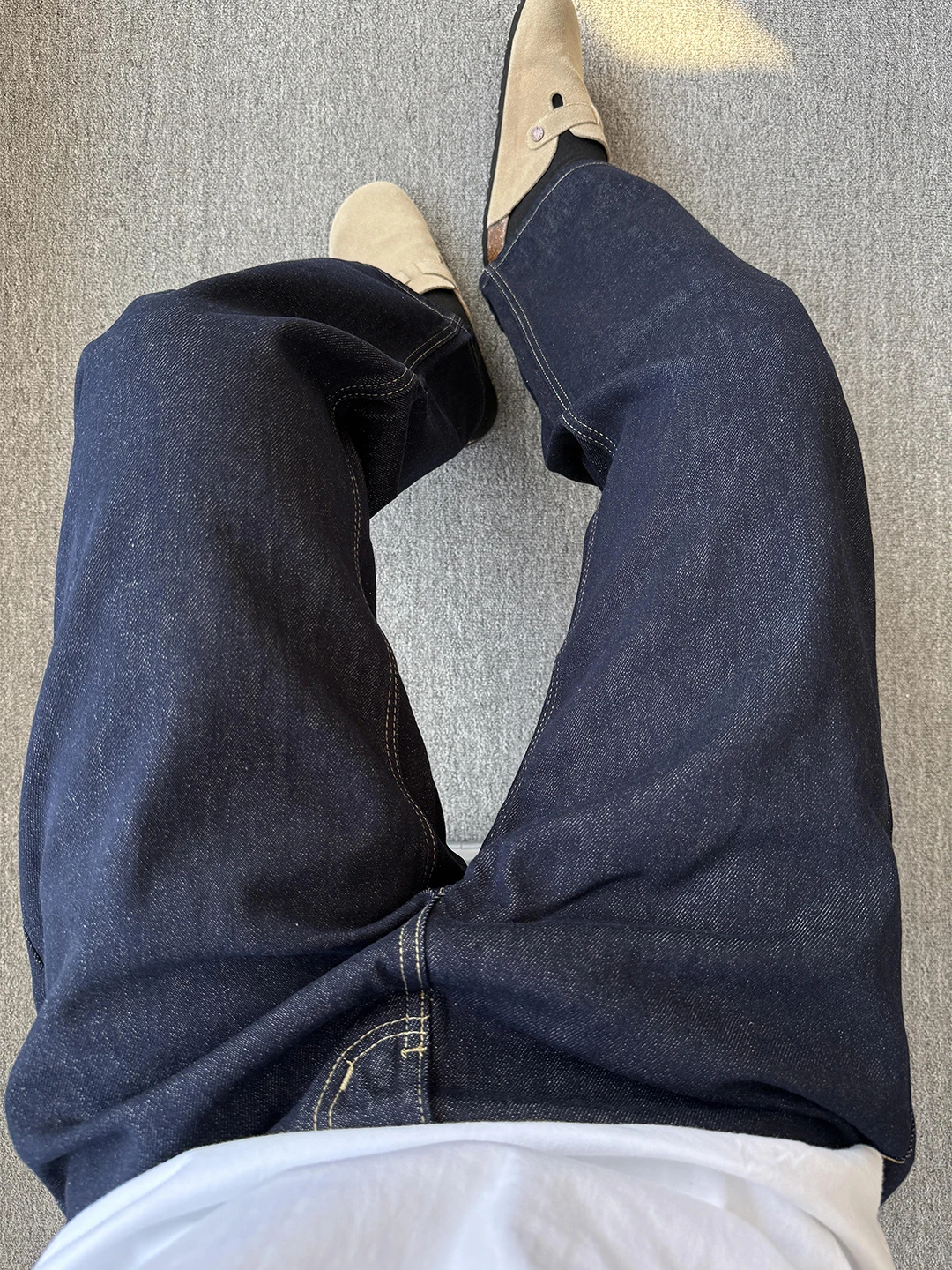 Original Color Denim Blue Men's Winter Loose Wide Leg Pants Cleanfit Flared Trousers Knife Casual Wear Youth Jeans
Original Color Denim Blue Men's Winter Loose Wide Leg Pants Cleanfit Flared Trousers Knife Casual Wear Youth Jeans