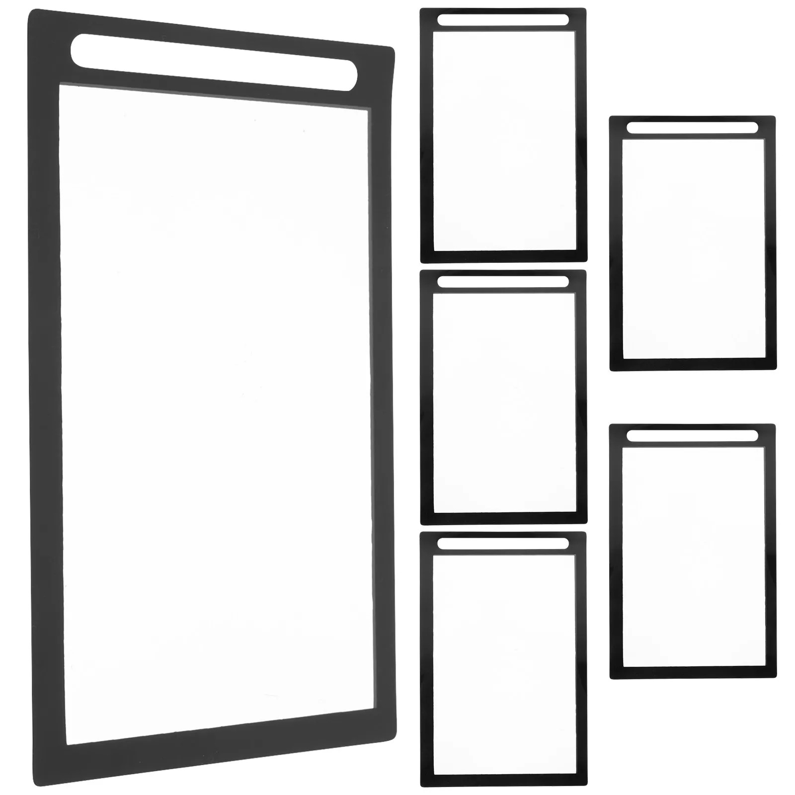 6Pcs PVC Card Sleeves Clear Hard Protector for Table Cards Menu Place Cards Storage Anti-Scratch Waterproof Dustproof Cover
6Pcs PVC Card Sleeves Clear Hard Protector for Table Cards Menu Place Cards Storage Anti-Scratch Waterproof Dustproof Cover