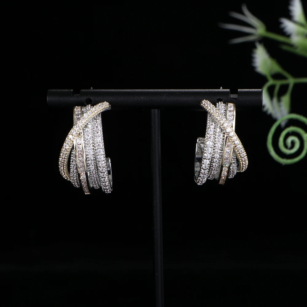 25mm Luxury Twist Braided Lines Colorful Full Mirco Pink Cubic Zirconia Setting European Wedding Earring Fashion Jewelry E9963
25mm Luxury Twist Braided Lines Colorful Full Mirco Pink Cubic Zirconia Setting European Wedding Earring Fashion Jewelry E9963