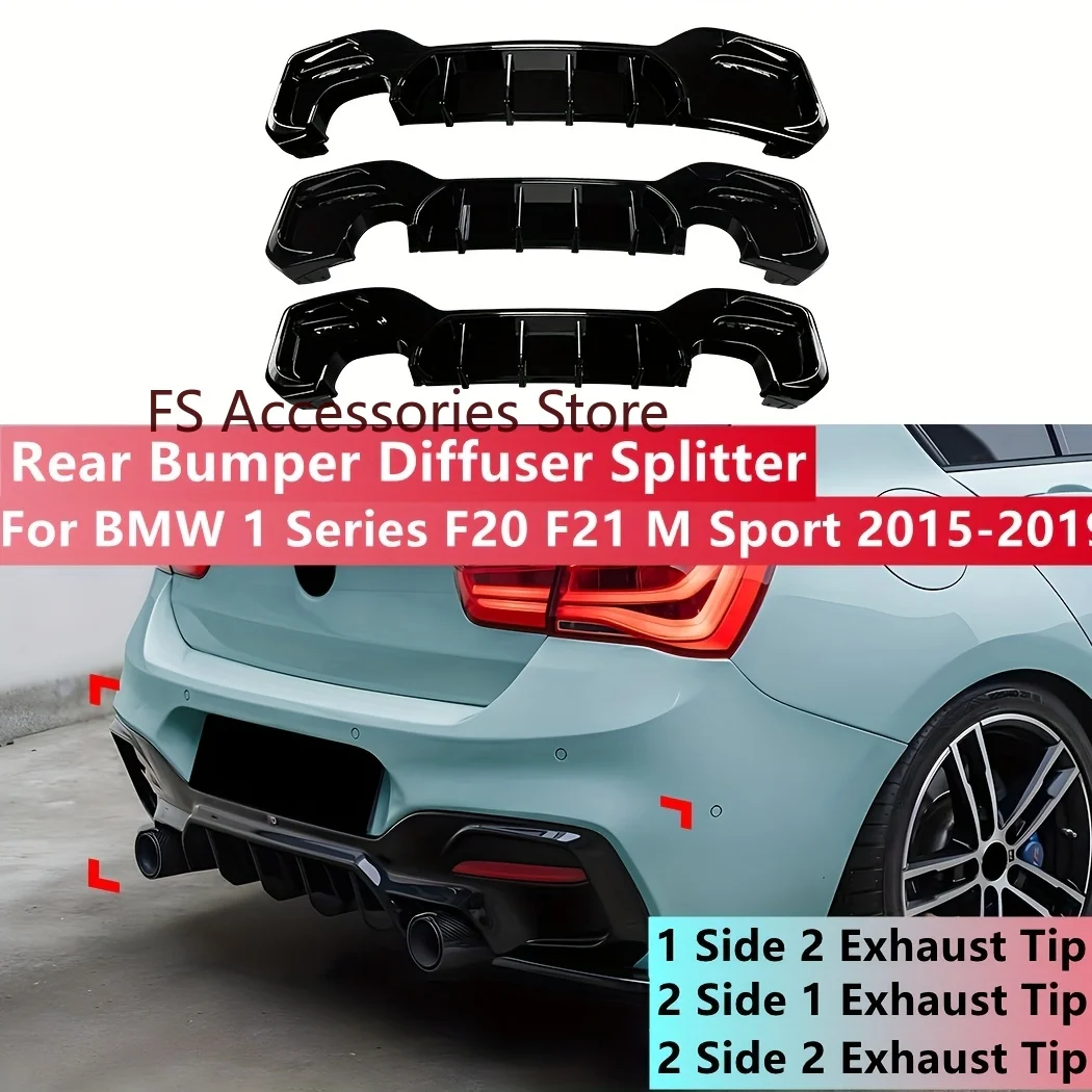 MP Style Gloss Black Car Rear Bumper Diffuser Splitters For BMW 1 Series M Sport F20 F21 M135i M140i 2015-2019 Tuning Body Kits
MP Style Gloss Black Car Rear Bumper Diffuser Splitters For BMW 1 Series M Sport F20 F21 M135i M140i 2015-2019 Tuning Body Kits