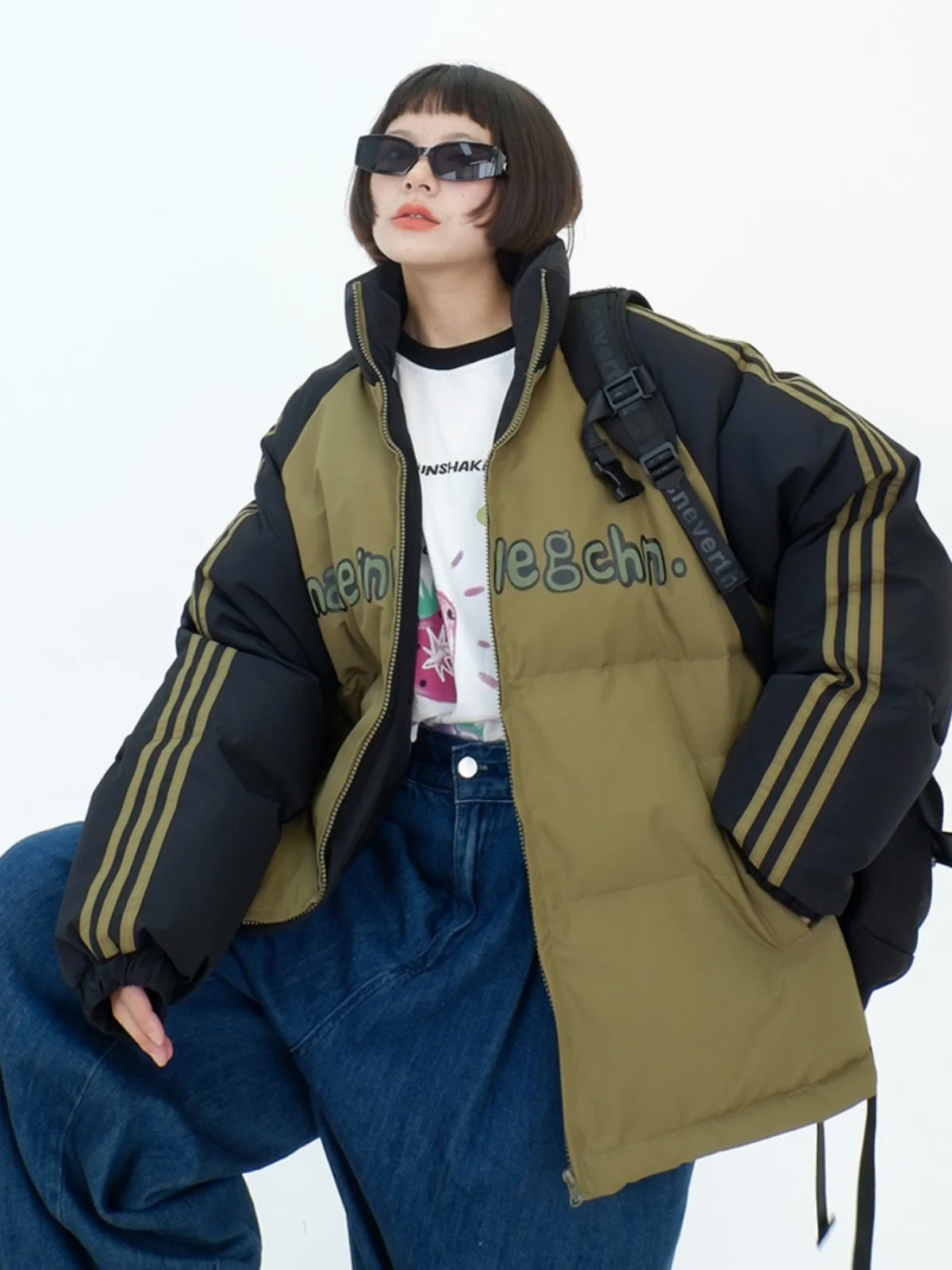 Contrast striped cotton coats for women 2023 winter new loose fitting bf retro warm jackets
Contrast striped cotton coats for women 2023 winter new loose fitting bf retro warm jackets