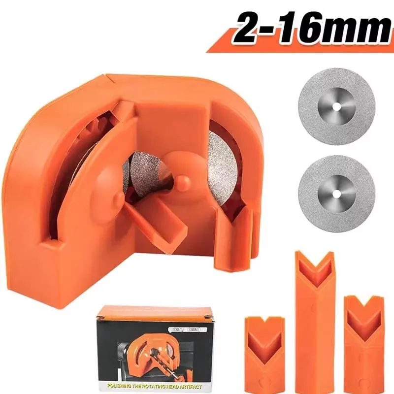 Electric Drill Bit Sharpener 2-16mm Diamond Milling/Twist Drill Bit Sharpener, Household Grinding Tools, Double-sided Polishing
Electric Drill Bit Sharpener 2-16mm Diamond Milling/Twist Drill Bit Sharpener, Household Grinding Tools, Double-sided Polishing