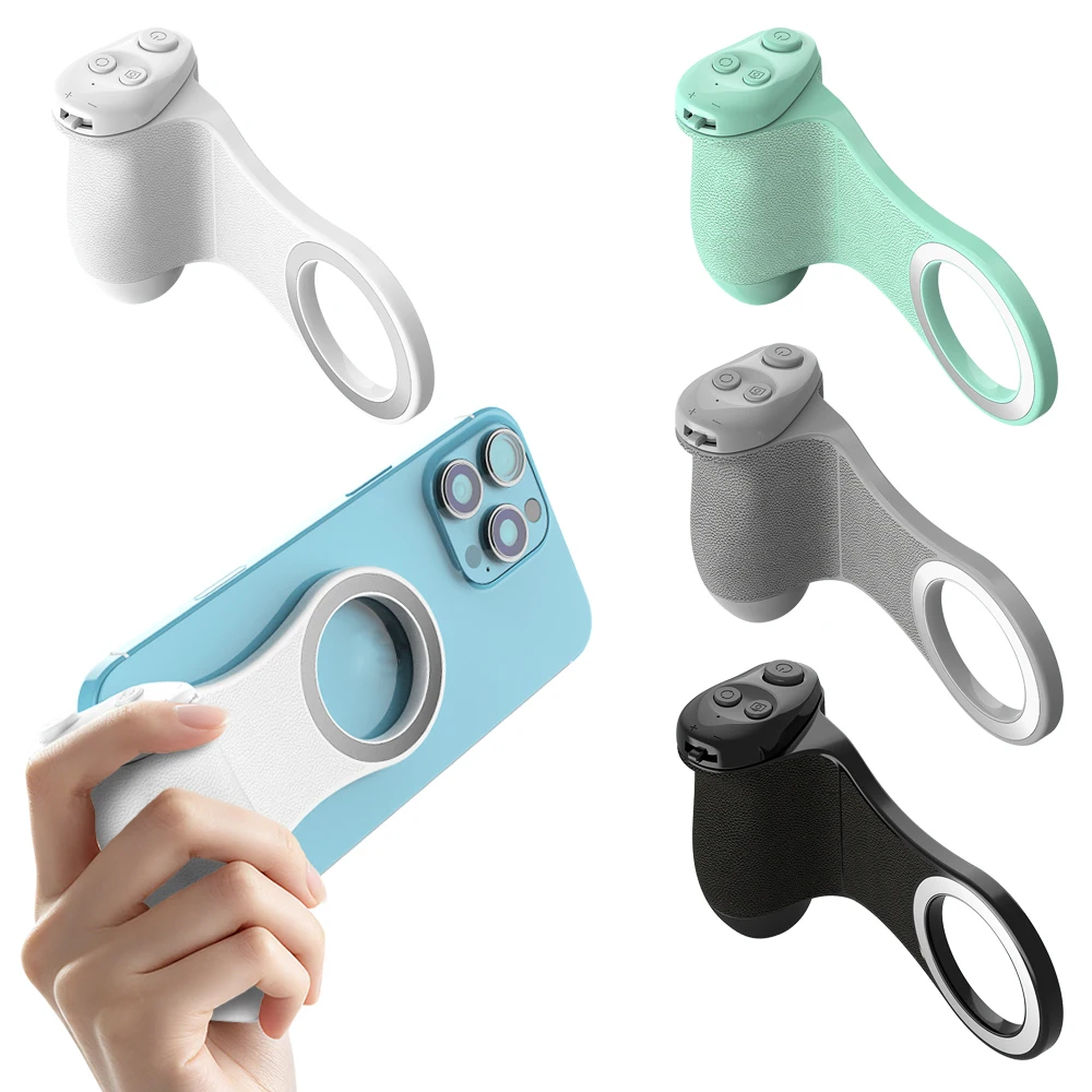 Magnetic Phone Grip with Remote Zoom Trigger for Video Recording Anti Slip Handheld Stabilizer for All Smartphones
Magnetic Phone Grip with Remote Zoom Trigger for Video Recording Anti Slip Handheld Stabilizer for All Smartphones