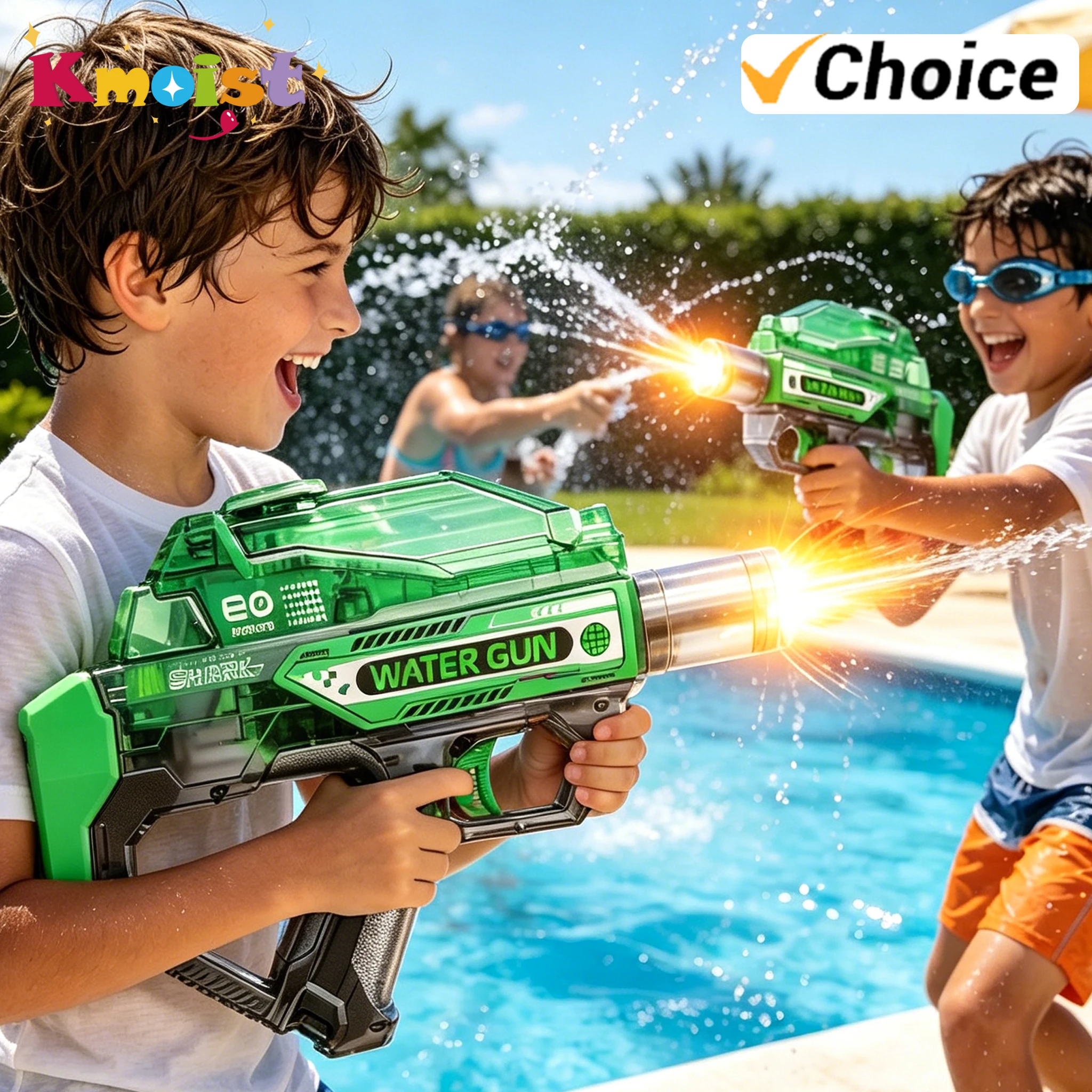 Electric Water Gun for Kids Adults Automatic Water Pistol with LED Light Children's Garden Outdoor Pool Beach Water Toys Gifts
Electric Water Gun for Kids Adults Automatic Water Pistol with LED Light Children's Garden Outdoor Pool Beach Water Toys Gifts