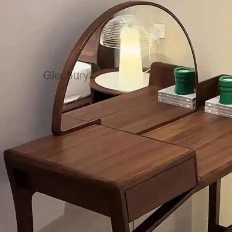 Table Simple Nordic Drawers Vanity Dest Brown Solid Wood Modern Makeup Vanity Desk Bedroom Europa Coiffeuse De Chambre Furniture
Table Simple Nordic Drawers Vanity Dest Brown Solid Wood Modern Makeup Vanity Desk Bedroom Europa Coiffeuse De Chambre Furniture