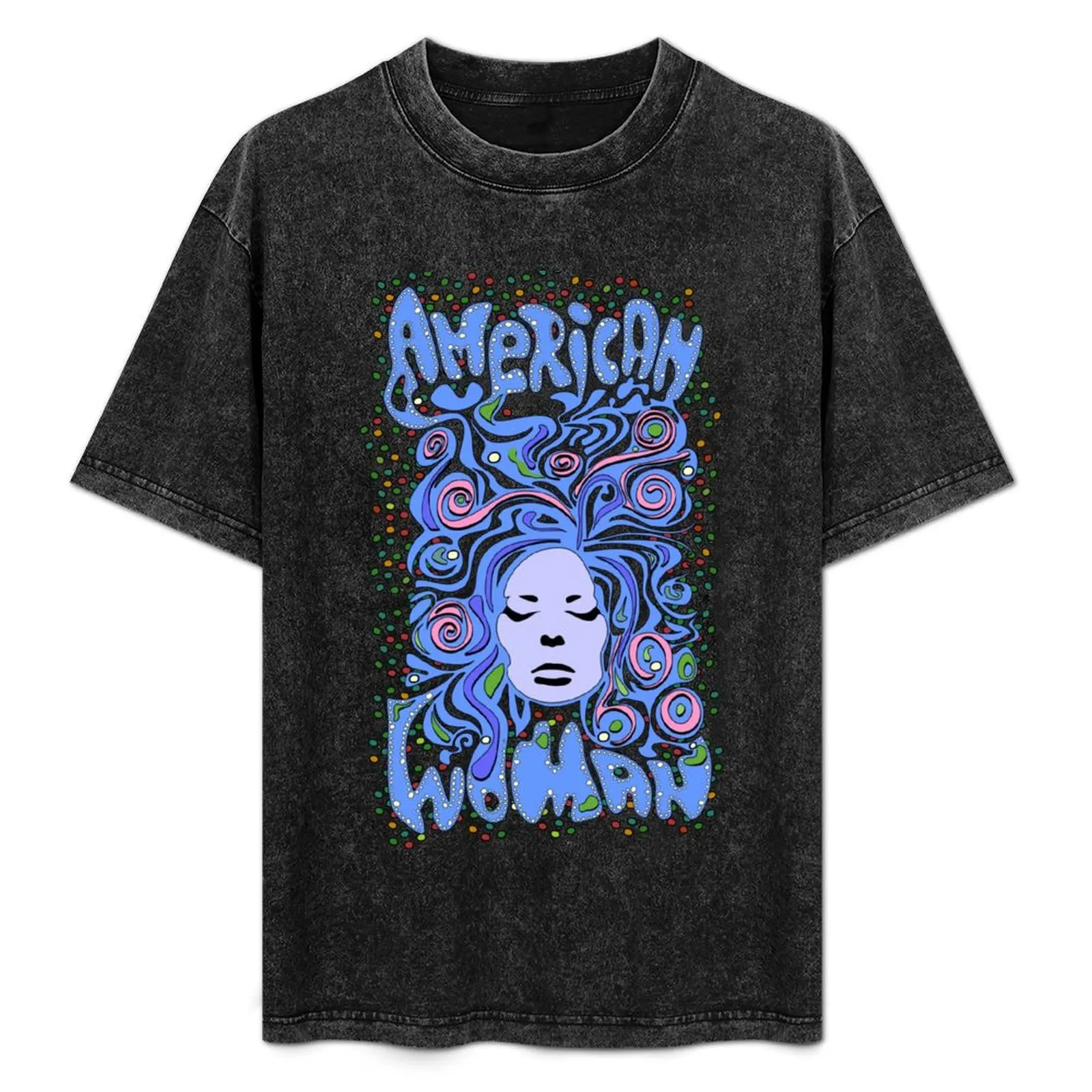 American Woman T-Shirt Sports Basic Short Sleeve T-Shirt
American Woman T-Shirt Sports Basic Short Sleeve T-Shirt