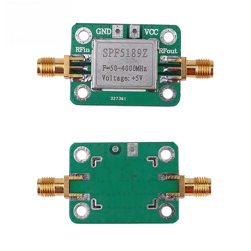 Low Noise Amplifier LNA Module 50 4000MHz SPF5189 NF 06dB Wideband RF Amplifier for Satellite TV SDR Receiver Project
Low Noise Amplifier LNA Module 50 4000MHz SPF5189 NF 06dB Wideband RF Amplifier for Satellite TV SDR Receiver Project